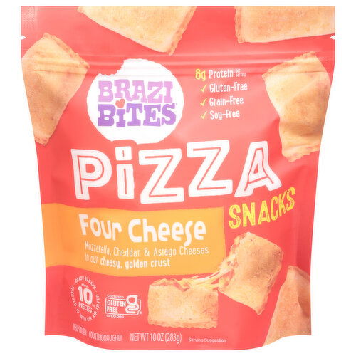 Brazi Bites Pizza Snacks, Four Cheese