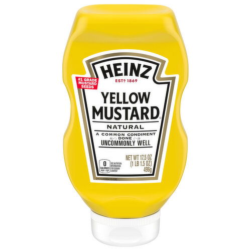 Heinz Mustard, Yellow, Natural