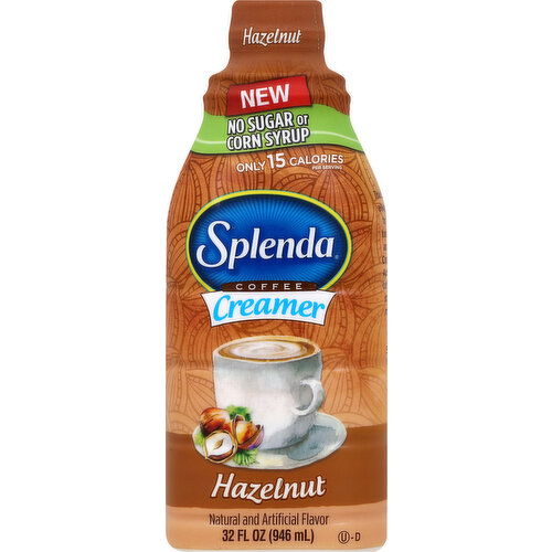 Splenda Coffee Creamer, Hazelnut