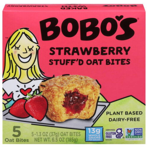 Bobo's Oat Bites, Stuff’d, Strawberry