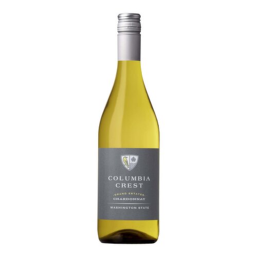 Columbia Crest Grand Estates Chardonnay Washington White Wine, 750 ml    