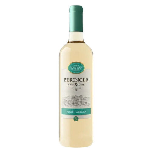 Beringer Founders' Estate Pinot Grigio California White Wine, 750 ml    