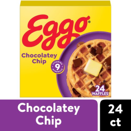 Eggo Frozen Waffles, Chocolatey Chip, Family Pack