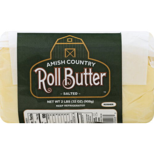 Amish Country Butter, Salted, Roll