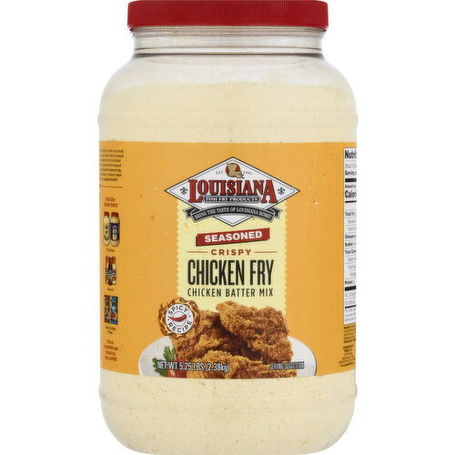 Louisiana Fish Fry Products Chicken Batter Mix, Spicy Recipe, Chicken Fry, Crispy, Seasoned