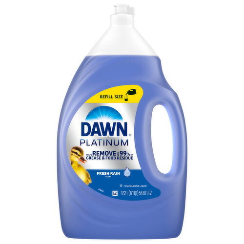 Dawn Fresh Rain Scent Refill Size Dishwashing Liquid - 1.71 Quart