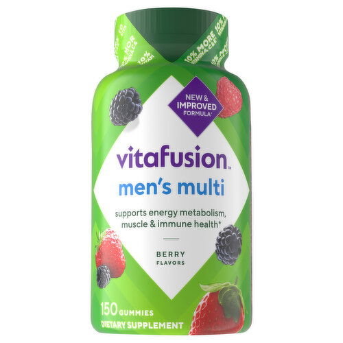 Vitafusion Gummies Berry Flavors Men's Multi - 150 Each