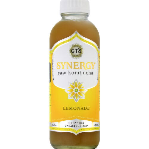 GTs Raw Kombucha, Lemonade