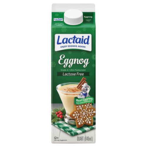 Lactaid Eggnog, Lactose Free