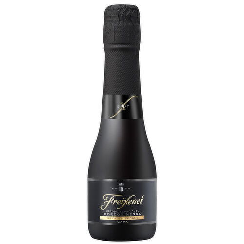 Freixenet Brut Cordon Negro Cava Spain Sparkling Wine, 187 ml    