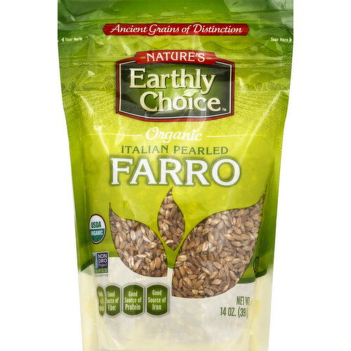 Nature's Earthly Choice Farro, Italian Pearled, Organic