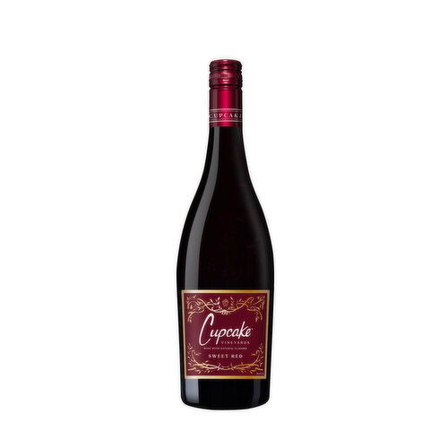 Cupcake Vineyards Signature Sweets Sweet Red Moscato Italy Wine, 750 ml    