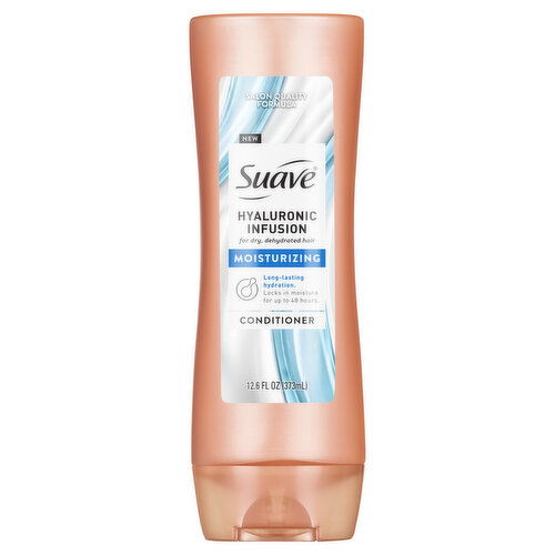 Suave Conditioner, Moisturizing, Hyaluronic Infusion - 12.6 Fluid Ounce