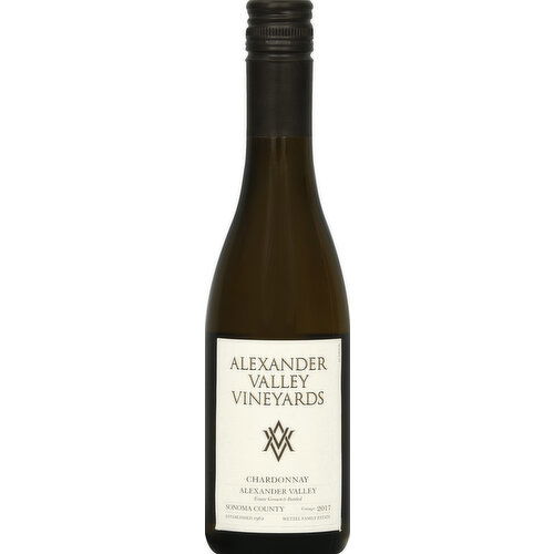 Alexander Valley Vineyards Chardonnay, Sonoma County, 2017 - 375 Milliliter