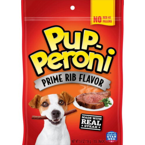 Pup-Peroni Dog Snacks, Prime Rib Flavor