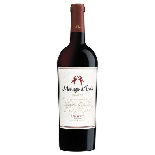 Menage a Trois Blend California Red Wine, 750 ml    