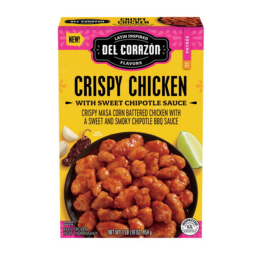 Del Corazón Crispy Chicken with Sweet Chipotle Sauce