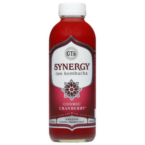 GT's Kombucha, Raw, Cosmic Cranberry