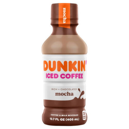 Dunkin'  Mocha Iced Coffee Bottle