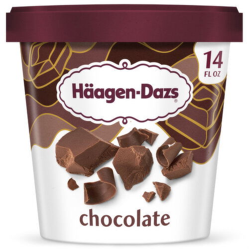 Haagen-Dazs Chocolate Ice Cream - 14 Fluid Ounce