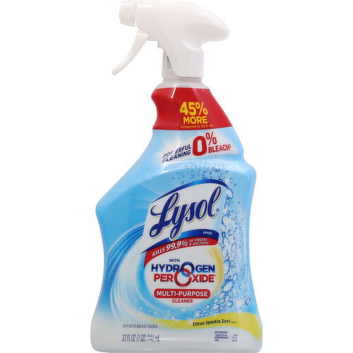 Lysol Multi-Purpose Cleaner with Hydrogen Peroxide, Citrus Sparkle Zest Scent