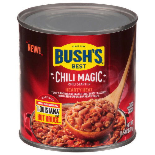 Bush's Best Chili Starter, Hearty Heat