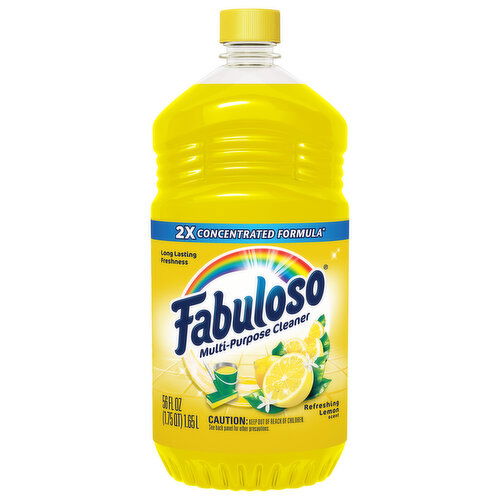 Fabuloso Multi-Purpose Cleaner, 2X Concentrated Formula, Refreshing Lemon