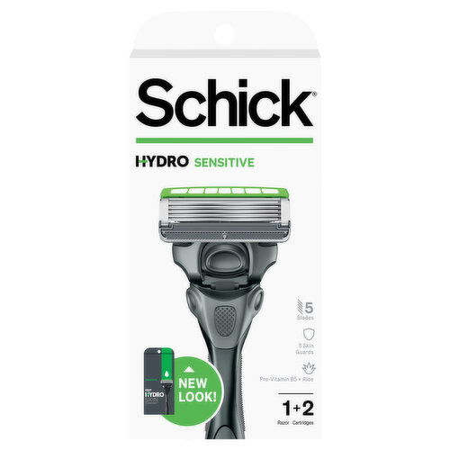 Schick Razor, Hydro, Sensitive, 5 Blades