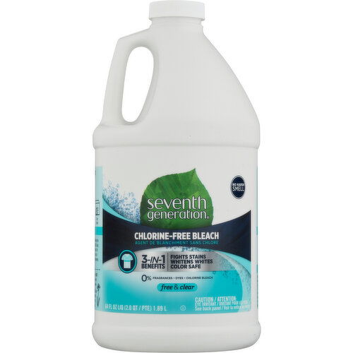 Seventh Generation Bleach, Chlorine-Free, Free & Clear