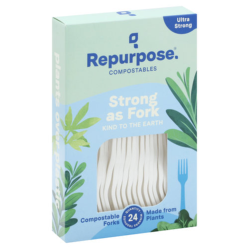 Repurpose Forks, Ultra Strong, Compostables