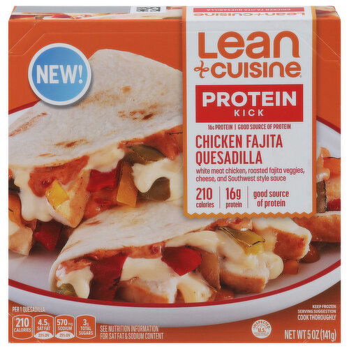 Lean Cuisine Quesadillas, Chicken Fajita - 5 Ounce