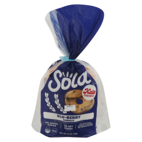 Sola Bagels, Blu-Berry