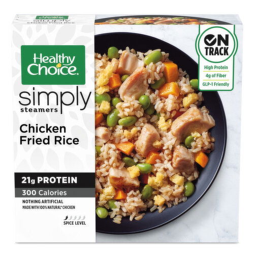 Healthy Choice Simply Steamers Chicken Fried Rice Frozen Meal