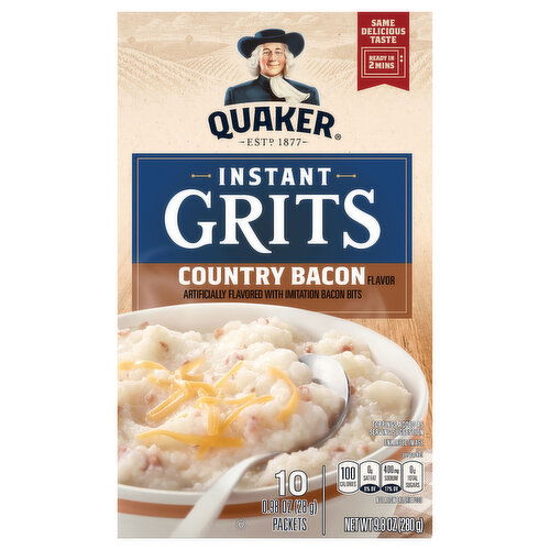 Quaker Instant Grits, Country Bacon