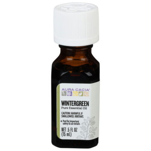 Aura Cacia Pure Essential Oil, Wintergreen