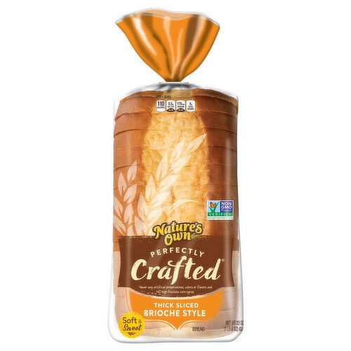 Nature's Own Thick Sliced Brioche Style Bread - 22 Ounce