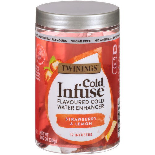 Twinings Water Enhancer, Strawberry & Lemon