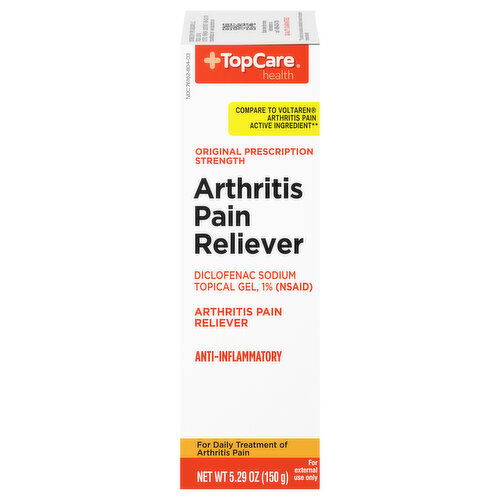 TopCare Arthritis Pain Reliever, Original Prescription Strength