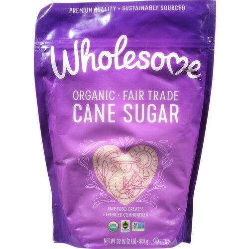 Wholesome Cane Sugar, Organic