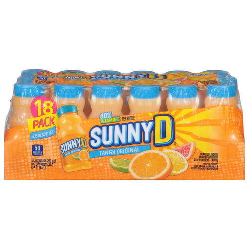 Sunny D Citrus Punch, Tangy Original, 18 Pack