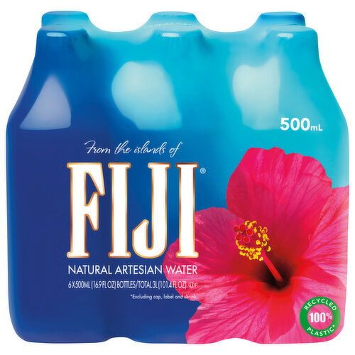 Fiji Water, Artesian, Natural