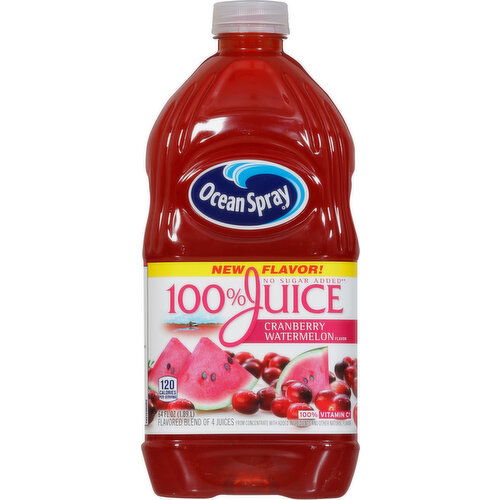 Ocean Spray 100% Juice, Cranberry Watermelon