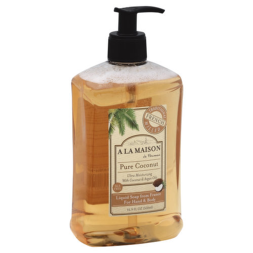 A La Maison Liquid Soap, Pure Coconut