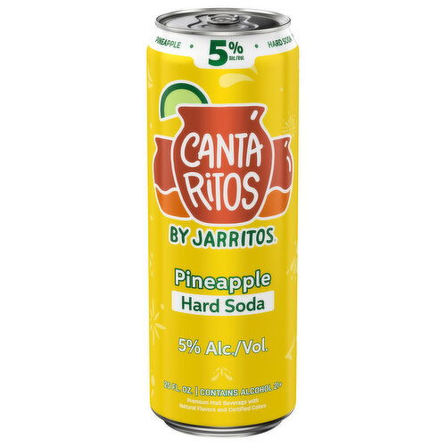 Cantaritos Hard Soda, Pineapple