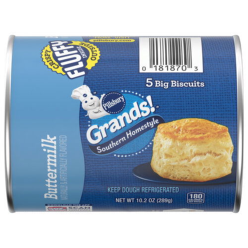 Pillsbury Southern Homestyle Buttermilk Biscuits - 5 Each