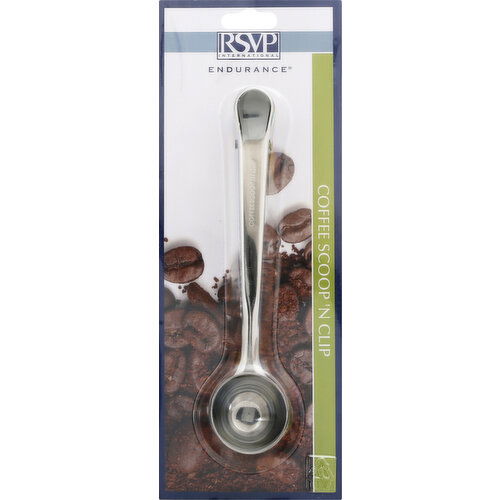 RSVP International Coffee Scoop 'N Clip