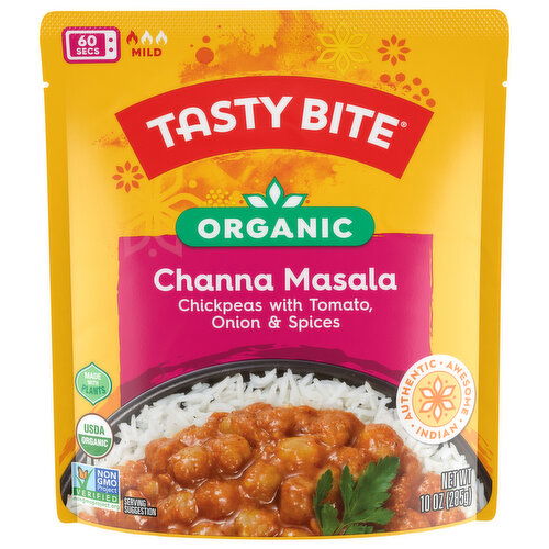 Tasty Bite Channa Masala, Organic, Indian, Mild