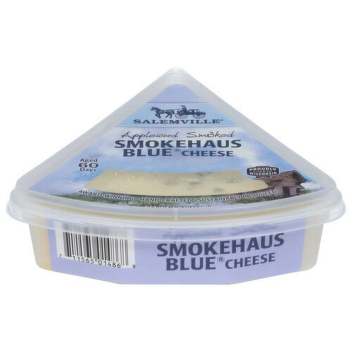 Salemville Cheese, Smokehaus Blue, Applewood Smoked