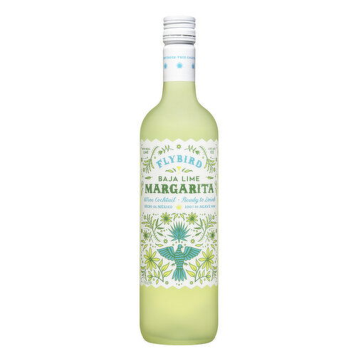 Flybird Baja Lime Margarita Mexico Wine Based Cocktail, 750 ml    