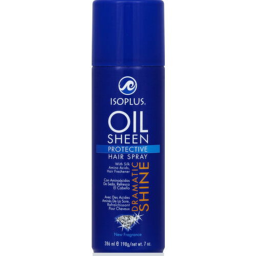 Isoplus Hair Spray, Protective, Oil Sheen, Dramatic Shine - 7 Ounce